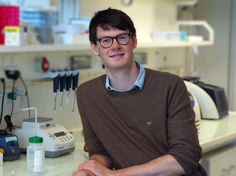 Dr. Georg Hochberg, Leiter der Max-Planck-Forschungsgruppe „Evolutionary Biochemistry“ am Marburger Max-Planck-Institut für terrestrische Mikrobiologie.