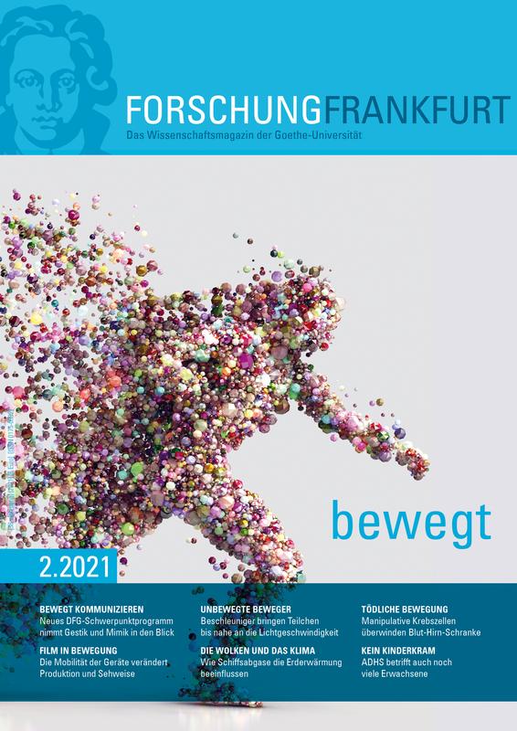 Titelbild von Forschung Frankfurt  "bewegt" 2/2021