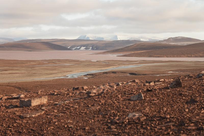 Die rasch abschmelzenden Eiskappen auf den Inseln von Severnaja Zemlja hinterlassen Landschaften wie auf dem Mars. (Bild: Jón Björgvinsson © 2021 Swiss Polar Institute (CC BY 4.0), Arctic Century Expedition, 2021) 