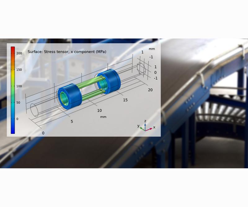 Zugkraftsensor für Antriebstechnik großer Anlagen