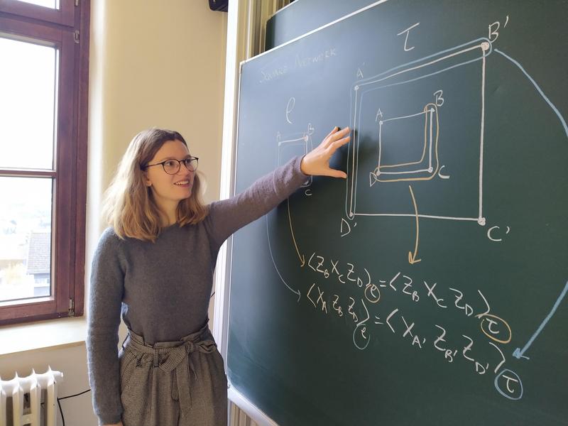 Kiara Hansenne promoviert an der Universität Siegen in der Arbeitsgruppe "Theoretische Quantenoptik".