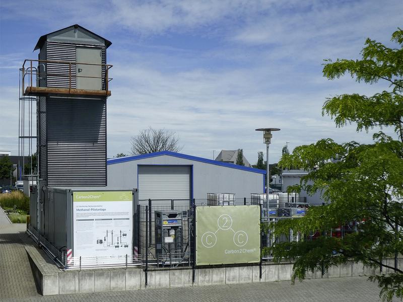 Demonstrationsanlage am Fraunhofer UMSICHT in Oberhausen.