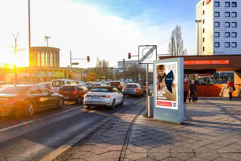 Die Plakatkampagne läuft in Berlin und Brandenburg