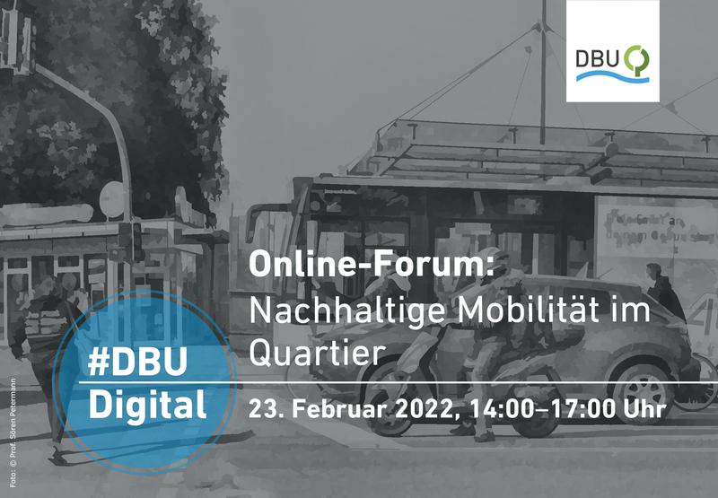 Auf neuen Wegen: Fortbewegung im Zeichen von mehr Umweltschutz steht beim Online-Forum der Deutschen Bundesstiftung Umwelt (DBU) „Nachhaltige Mobilität im Quartier“ am 23. Februar im Mittelpunkt.