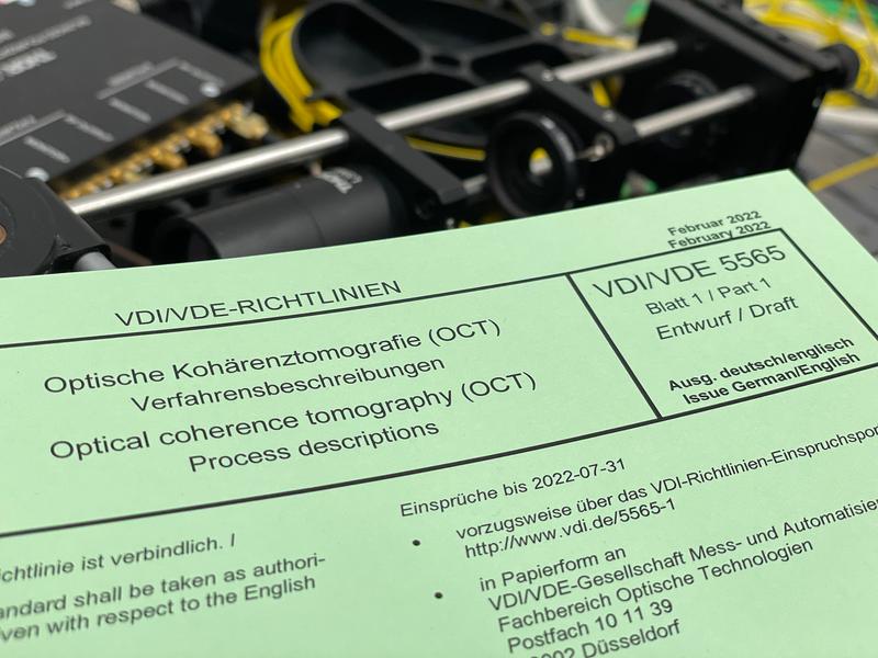 Erster OCT-Richtlinienentwurf mit standardisierten Verfahrensbeschreibungen.