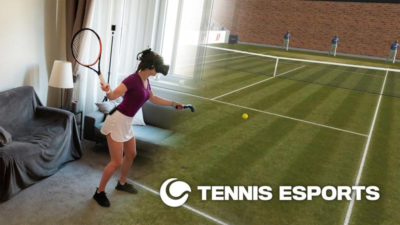 Mit Tennis Esports wird das Wohnzimmer zum Tennisplatz. 