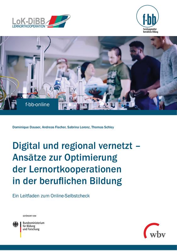 Digital und regional vernetzt – Ansätze zur Optimierung der Lernortkooperationen in der beruflichen Bildung: Cover