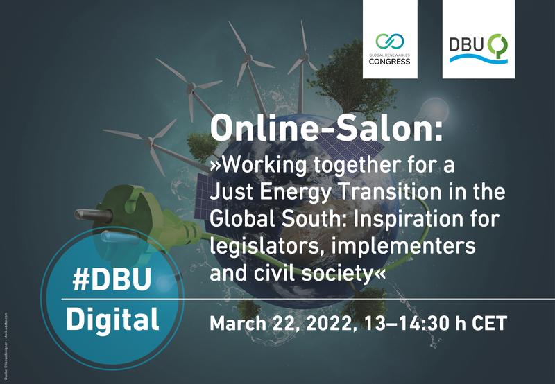 Game changer: In an online salon organized by the DBU, featuring experts from Asia and Central America, the focus will be on how the energy transition and the socially just expansion of renewable energy sources can be a success in the Global South. 