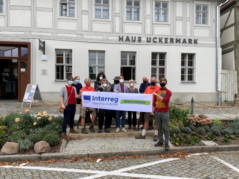 Gruppenfoto beim Teammeeting in Angermünde, September 2021