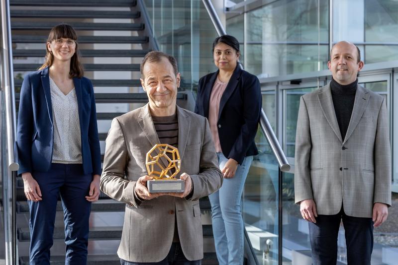 Die Sieger des Thüringer Forschungspreises, Prof. Thomas Hannappel und sein Forscherteam