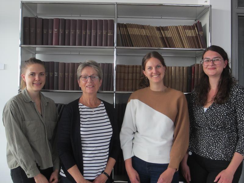 Forschungsteam der Arbeitsgruppe Keller am Institut für Pathologie der TU München: Theresa Hiltner (M. Sc.), Prof. Dr. rer. nat. Gisela Keller, Dr. rer. nat. Meike Kohlruss, Anna-Lina Herz (M. Sc.)