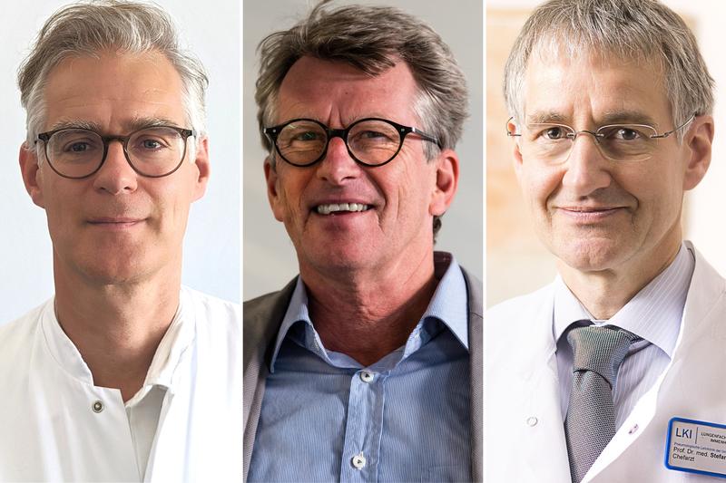 v.l.n.r.: Prof. Dr. Wolfram Windisch, Prof. Dr. Wulf Pankow, Prof. Dr. Stefan Andreas