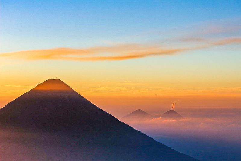 Vulkan Acatenango in Guatemala
