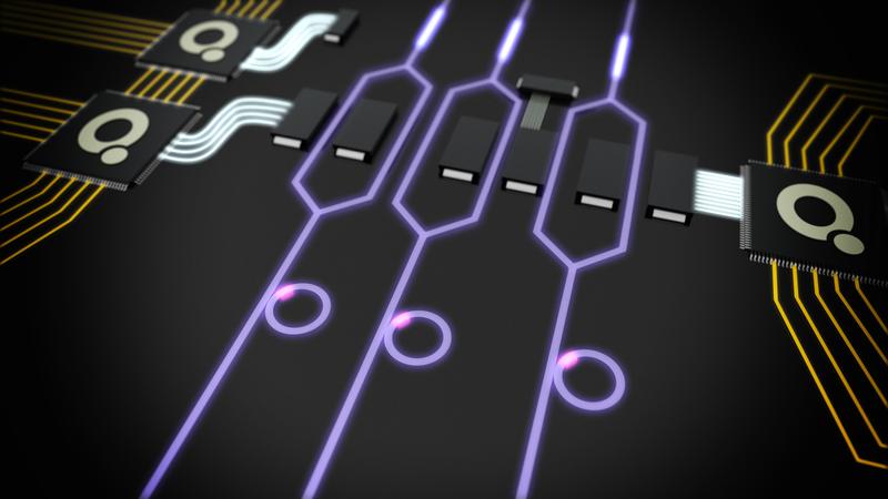 Graphical representation of a photonic quantum computer 