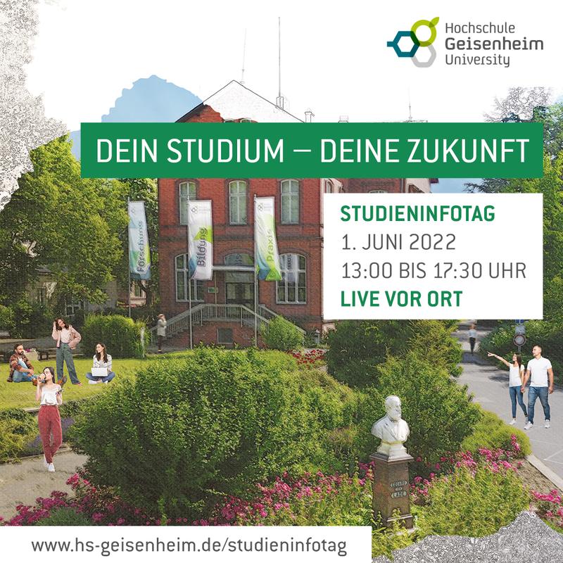 Studieninfotag der Hochschule Geisenheim am 01. Juni 2022