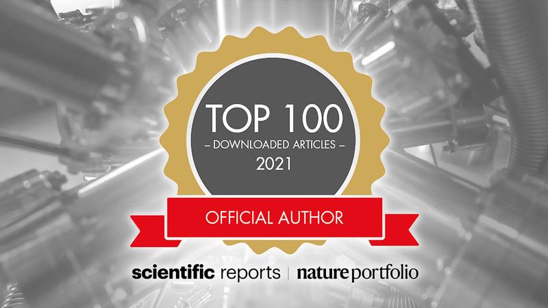 The publication of Chemnitz University of Technology and the Shivaji University is among the top 100 downloaded articles 2021.