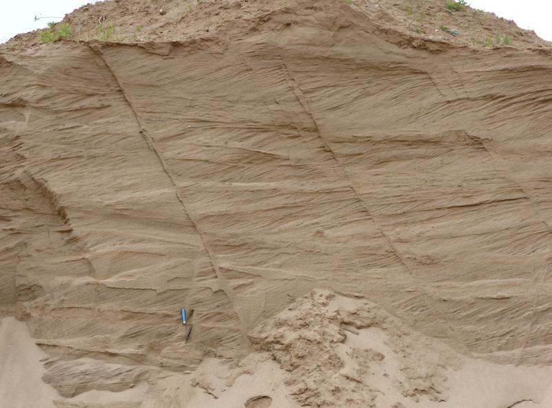 Disaggregation bands can be easily detected in natural outcrops or artificial pits. 
