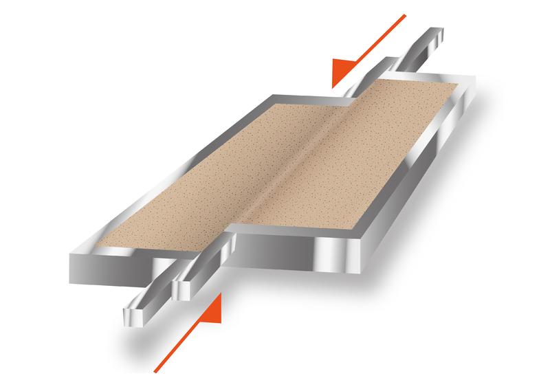 Shear apparatus to simulate the formation of disaggregation bands. 