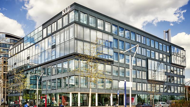 Building of KLU in Hamburg's HafenCity.