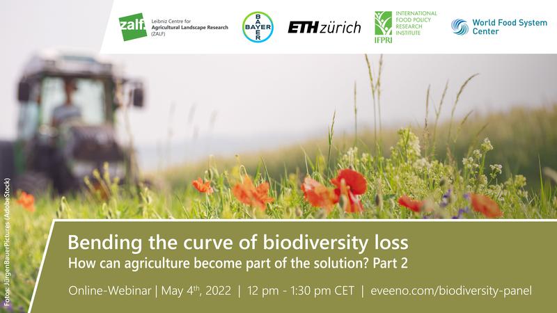 Webinar: Bending the curve of biodiversity loss on 4 May 2022, 12- 1:30 pm