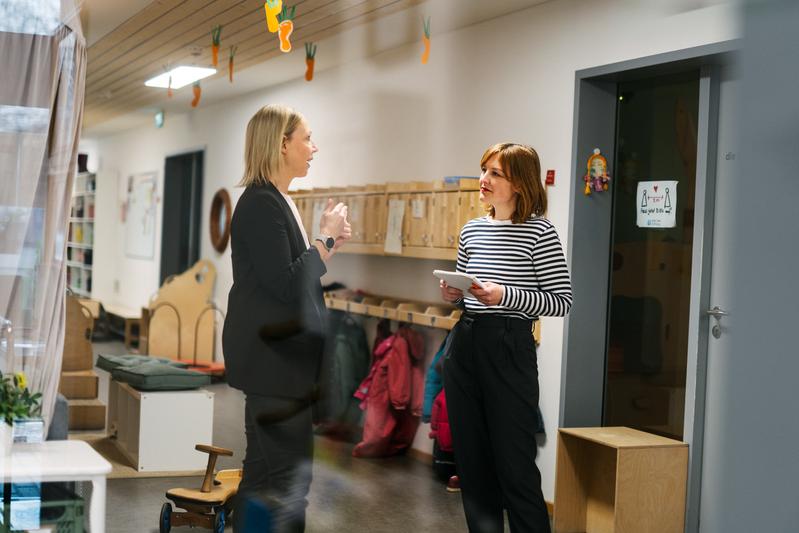 Anne Ruppert (rechts) hat Kita- und pädagogische Fachkräfte interviewt