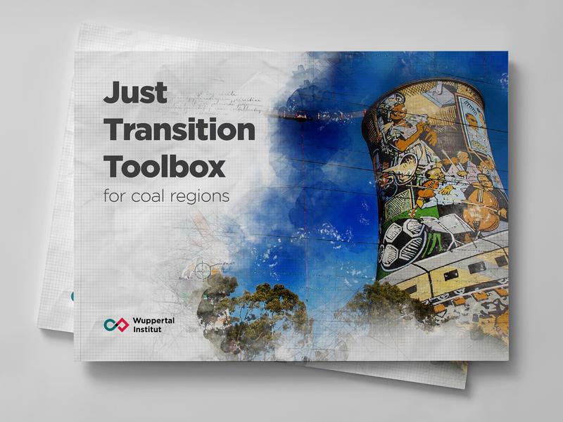 Cover des "Just Transition"-Praxishandbuchs  für Kohleregionen