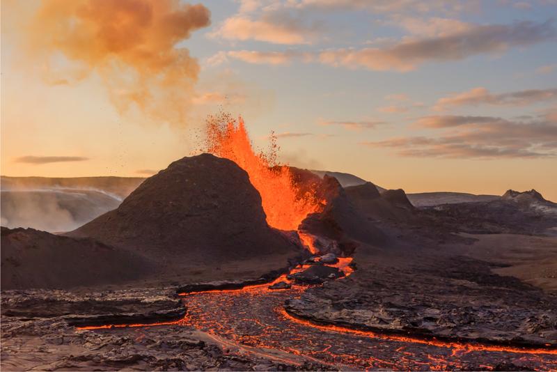 Ausbruch des Fagradalsfjall auf Island 2021