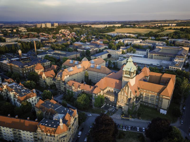 Luftbild TUD-Campus