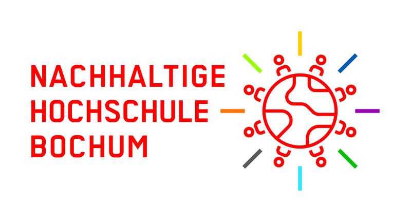 Das Logo der Nachhaltigen Hochschule Bochum ist auch auf dem Cover ihrer Nachhaltigkeitsstrategie abgebildet.