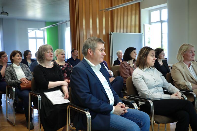 Master Geragogik: Absolventinnenfeier an der Pädagogischen Hochschule Karlsruhe.