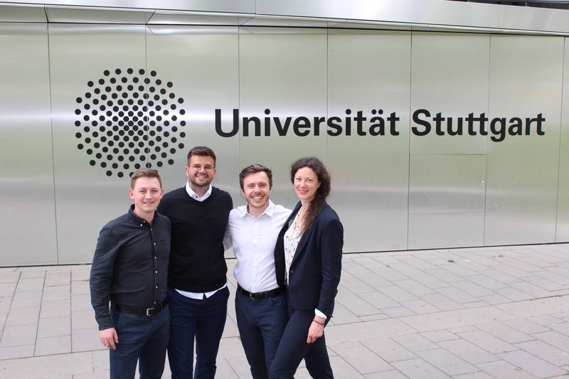 Cyclize founder team: Jan Stein, Dominik Novakovic, Stephan Renninger, Maike Lambarth (left to right)