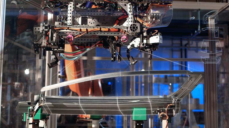 In adaptive process chains all stages of production are exactly synchronized.  