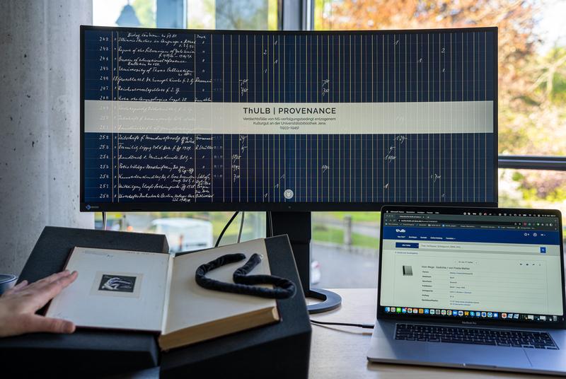 Provenienzrecherchen an Beständen der Jenaer Uni-Bibliothek werden in einer Onlineanwendung dokumentiert.