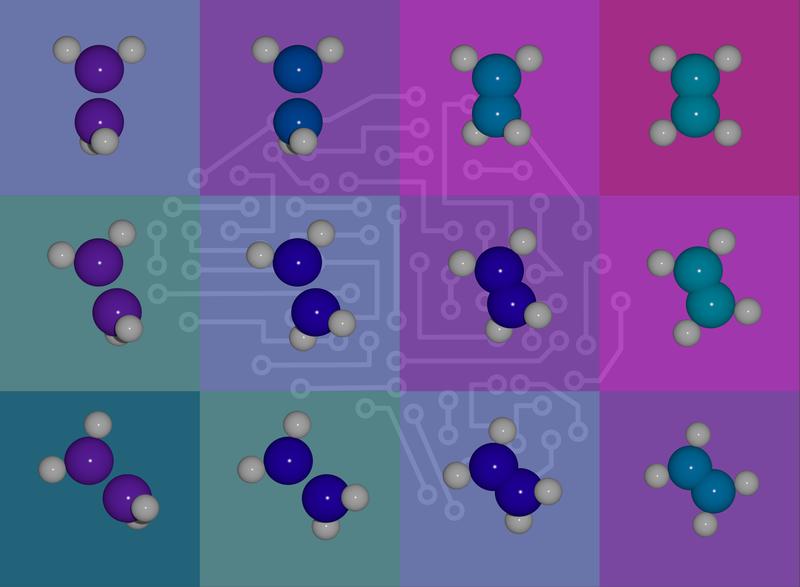 Über einen neuen Ansatz des maschinellen Lernens versuchten die Forscher, die Schrödinger Gleichung für verschiedene Molekülgeometrien gleichzeitig zu rechnen 