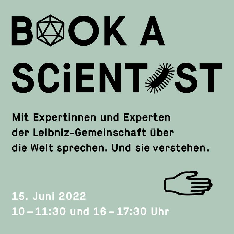 Book a Scientist am 15. Juni 2022