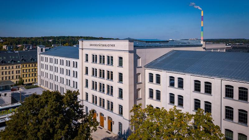 Die neue Universitätsbibliothek der TU Chemnitz ist zentraler Veranstaltungsort des Hochschulinformationstages.