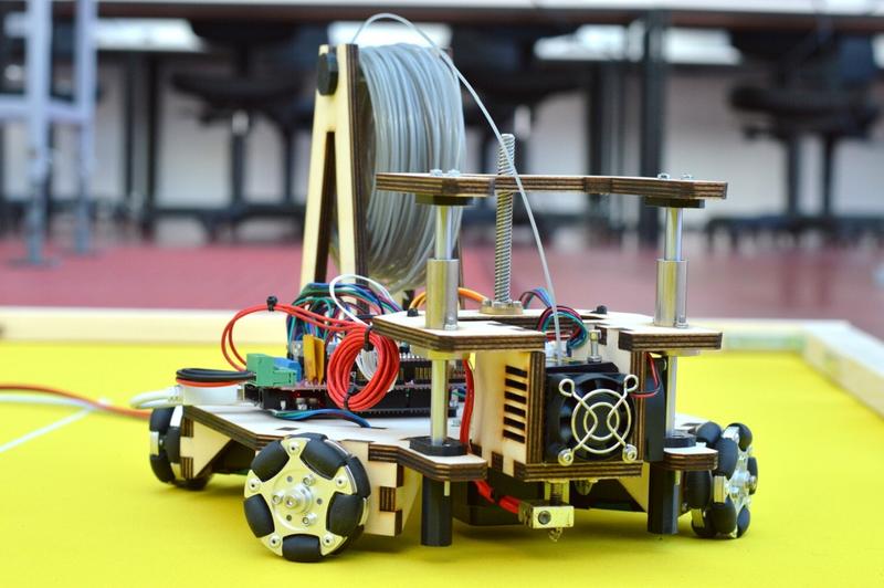 3D-Druck-Roboter auf Textilien
