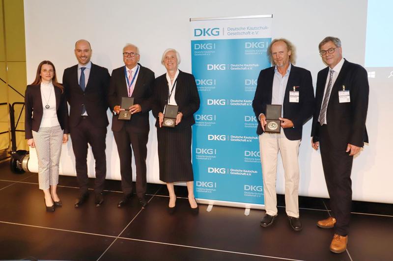 V.l.n.r. Dr. Cristina Bergmann, Dr. Sebastian Teich, Prof. Dr. Norbert Vennemann, Dr. Annette Lechtenböhmer, Prof. Dr. Manfred Klüppel, Prof. Dr. Andreas Limper 