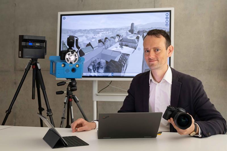 Das Projekt „Lehr-Lern-Hub: Digital History“ leitet Jun.-Prof. Dr. Sander Münster.