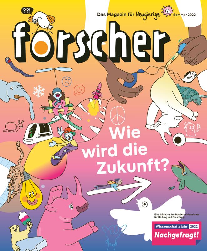 Cover der neuen „forscher“-Ausgabe. 