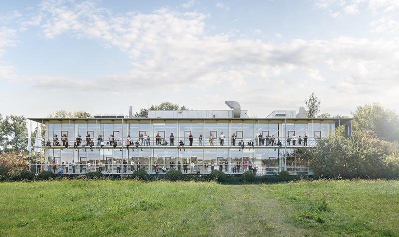 Sitz des LSB, Gruppenfoto in Corona-Zeiten