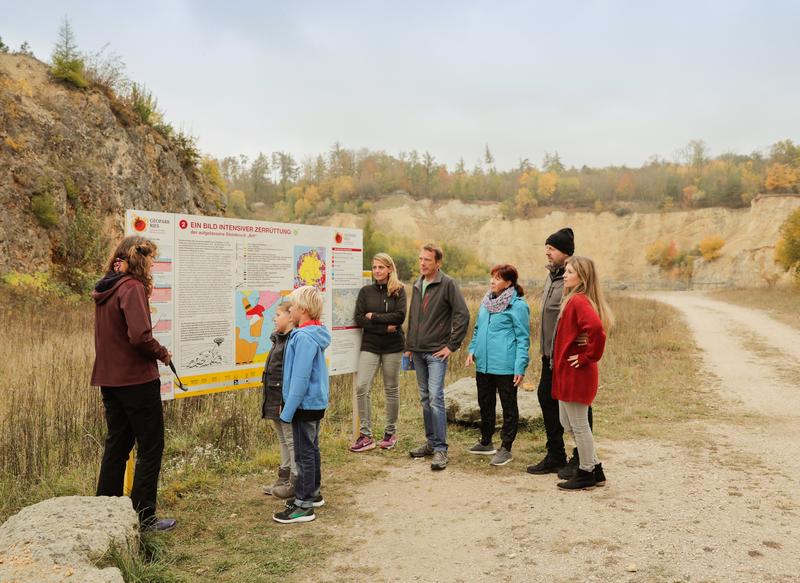 Führung im Geopark Ries