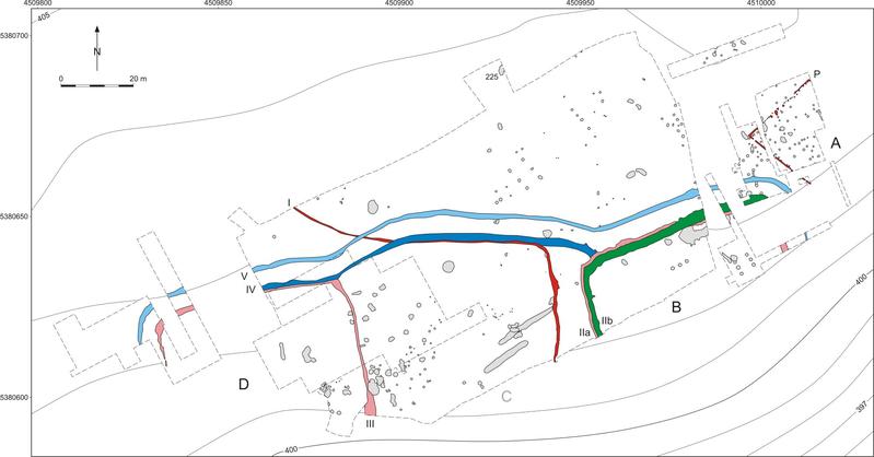 The excavation field "Hascherkeller" in the graphic representation. 