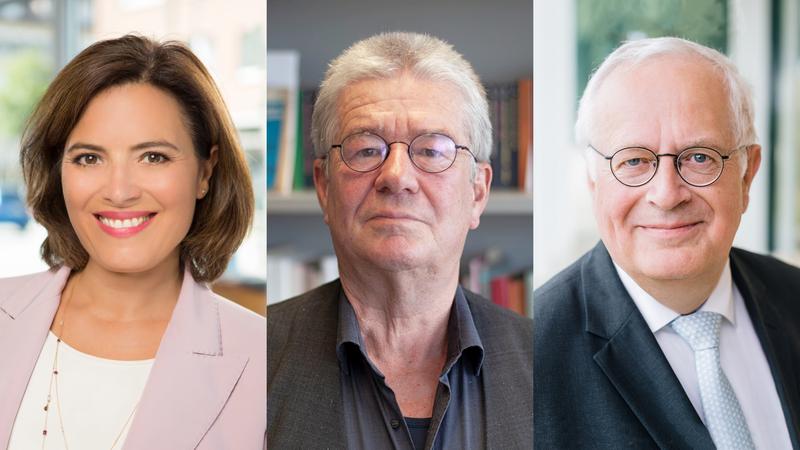 Professorin Dr. Claudia Bozzaro, Professor Dr. Konrad Ott und Professor Dr. Ulrich Stephani.