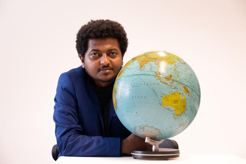 Melkamu Taye untersucht in seiner Doktorarbeit globale Agrarmärkte. 