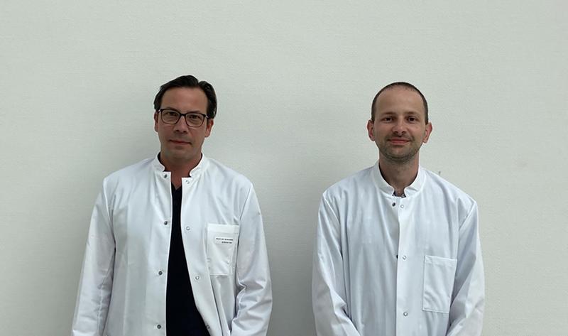 Professor Dr. Johannes Schumacher und Dr. Carlo Maj von der Philipps-Universität gehören zu den Leitautoren einer Studie über die genetischen Grundlagen von Speiseröhrenkrebs.