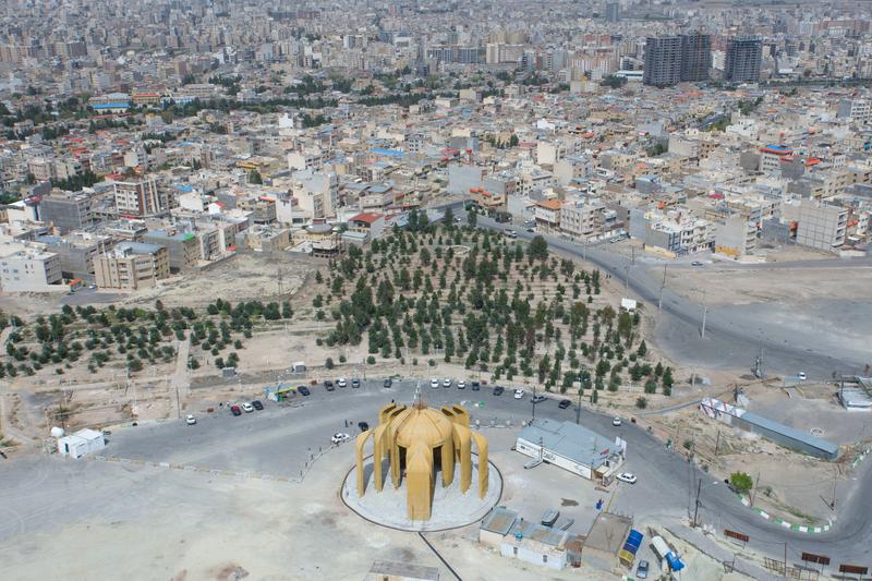 Die heilige Stätte Qom im Iran, die während der Pandemie geschlossen wurde.