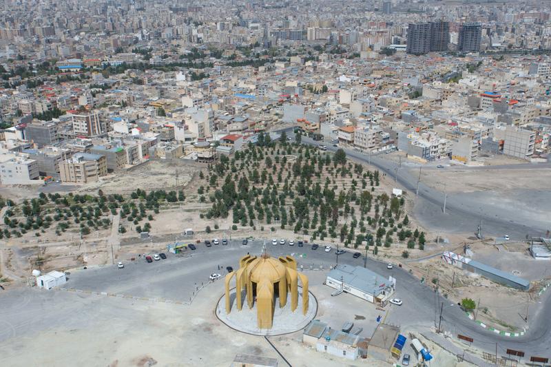 Die heilige Stätte Qom im Iran, die während der Pandemie geschlossen wurde.