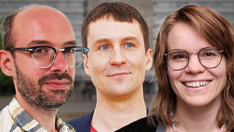 Prof. Dr. Henning Laux (M.), Dr. Ulf Bohmann und Dr. Jenni Brichzin haben Chemnitz nach den Ereignissen 2018 ethnografisch vermessen. 