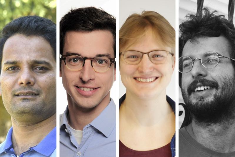 Vier Marie Sklodowska-Curie Postdoctoral Fellowships: Dr. Balasaheb Vitthal Sonawane, Dr. Björn Burckhardt, Dr. Megan Sørensen, Dr. Giacomo Giannini 